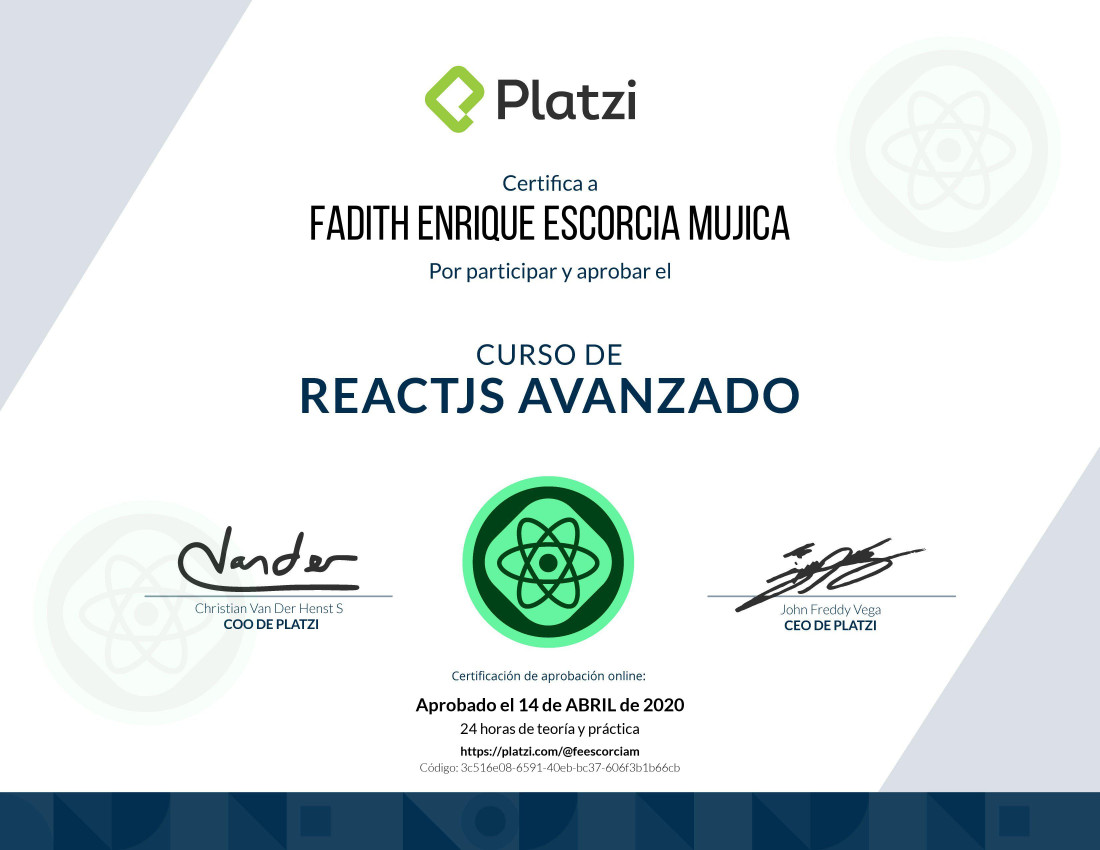 diploma react avanzado